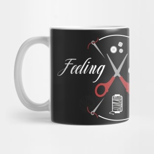 Needle and Thread Feeling Crafty T-Shirt Mug